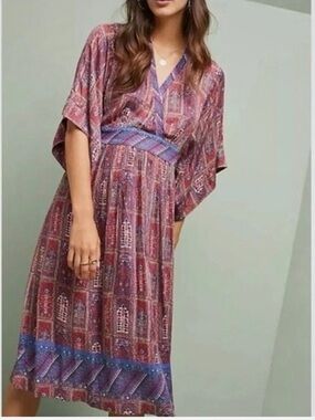 Anthropologie Tiny Omina Kimono Midi Dress GUC